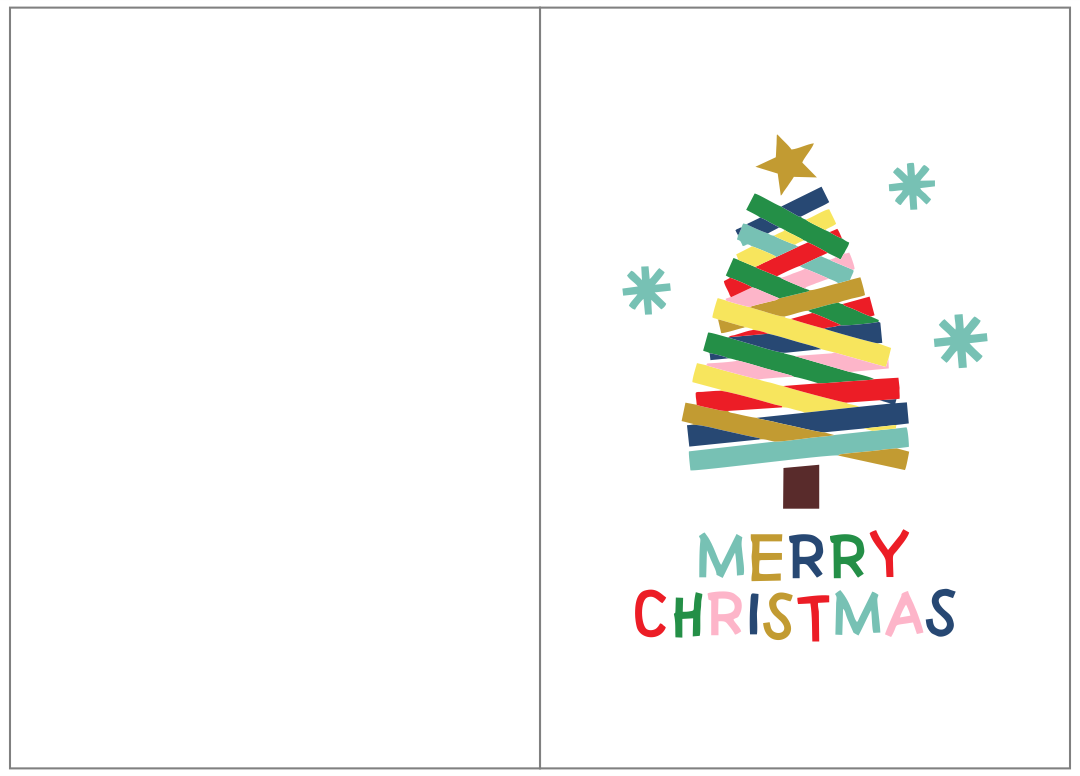 Christmas Coloring Cards Kids 15 Free PDF Printables Printablee