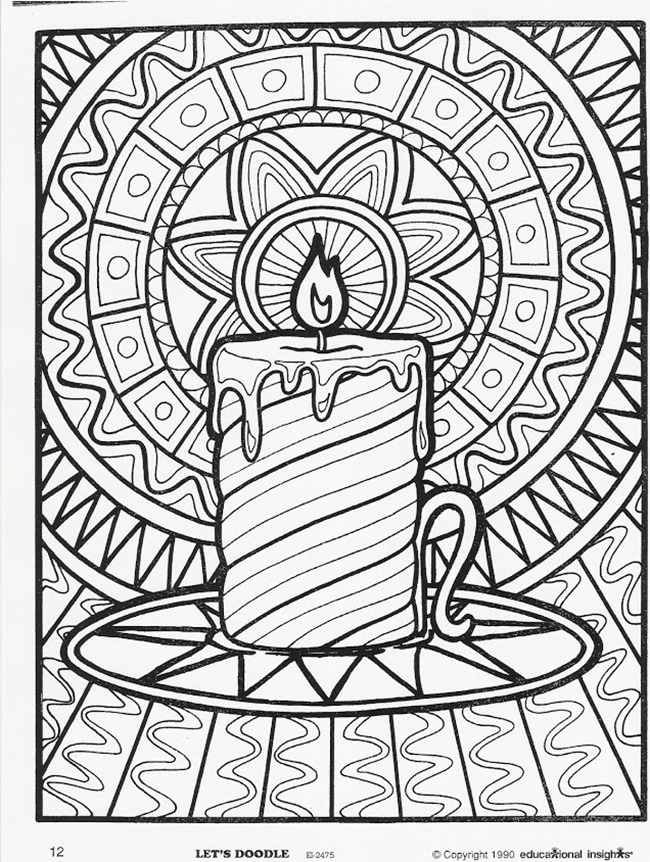 Christmas Coloring Pages For Adults