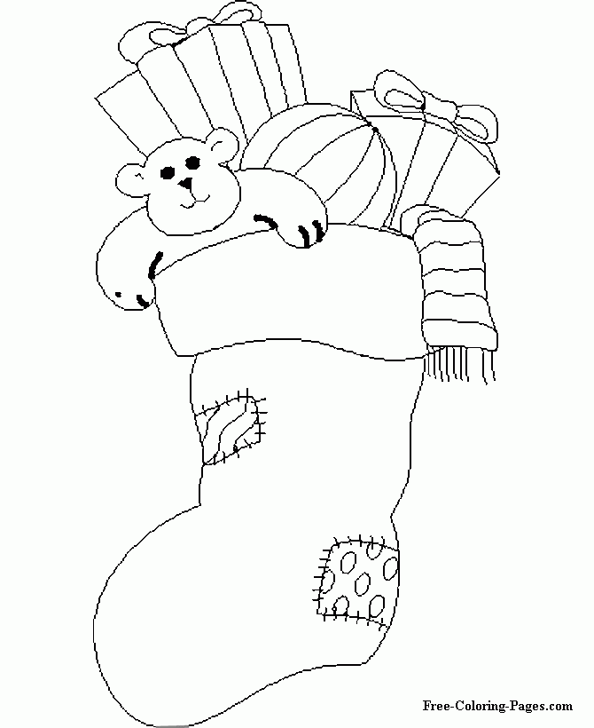 free children's christmas coloring pages