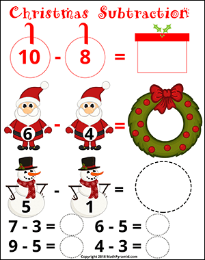 Christmas Math Worksheets Math Worksheets