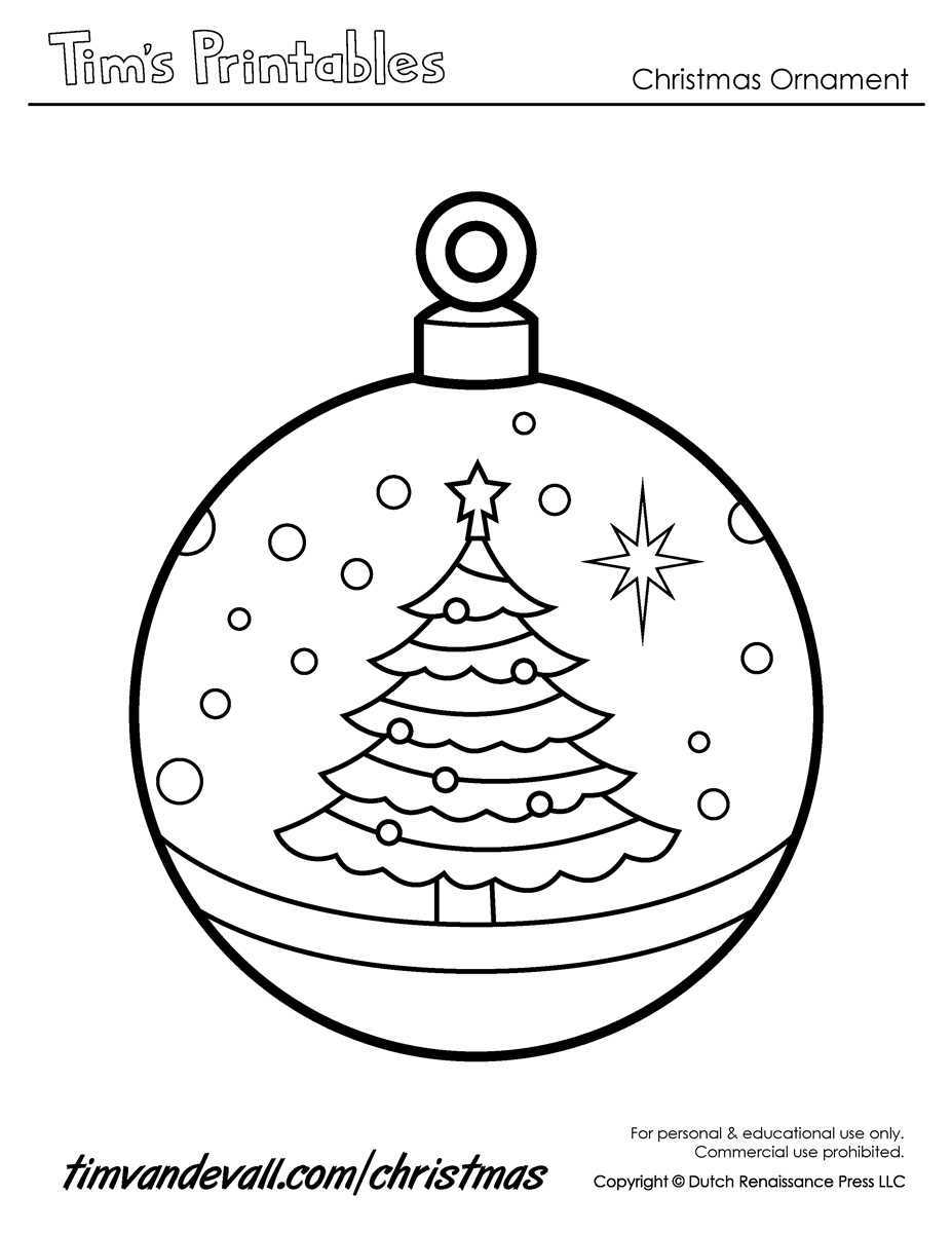 Christmas Ornament Template Printable Psoriasisguru