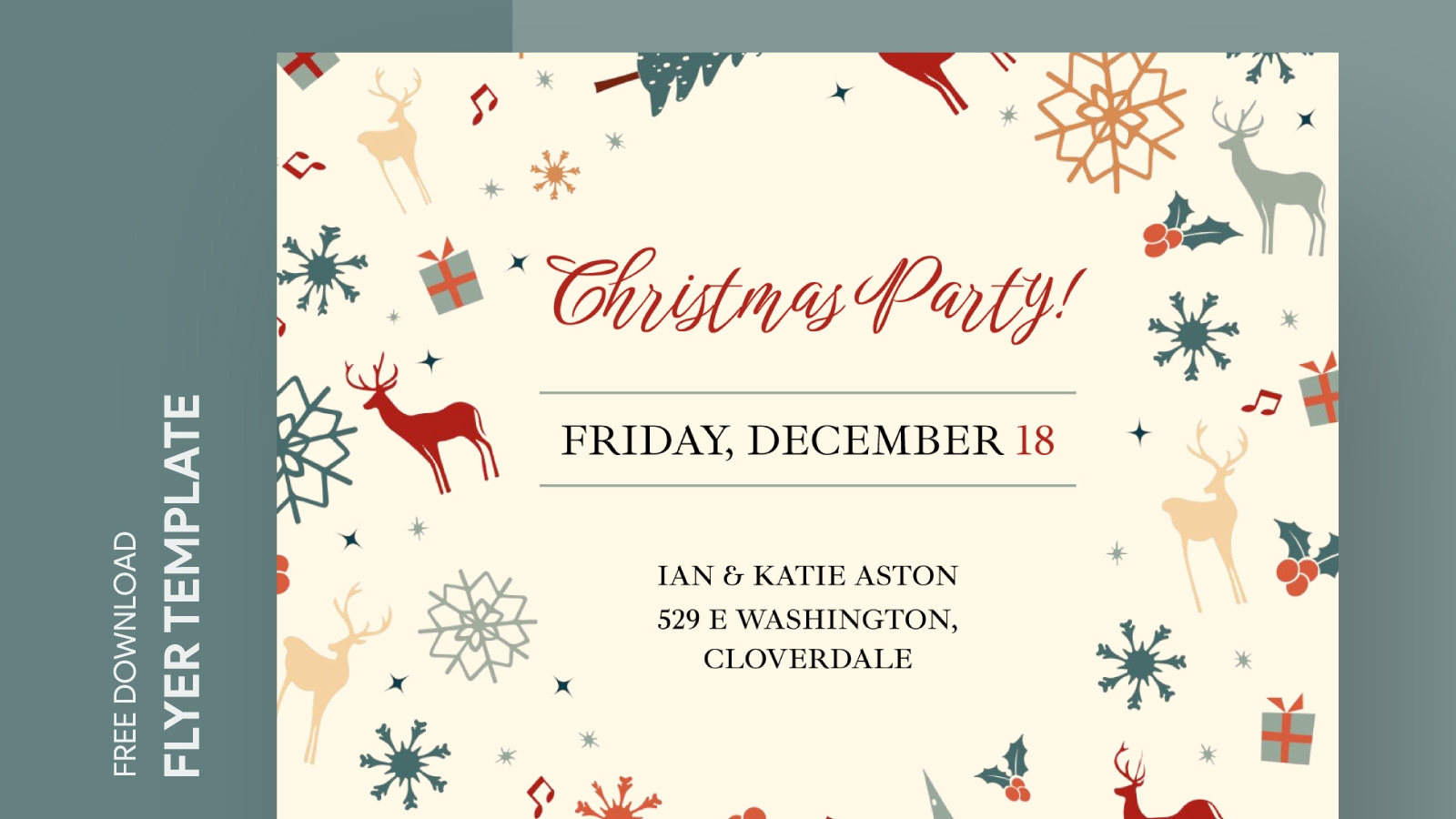Christmas Party Invitation Free Google Docs Template Gdoc io
