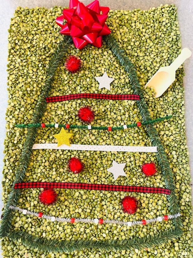 Christmas Sensory Bin Decorate A Christmas Tree Story Simply Full 