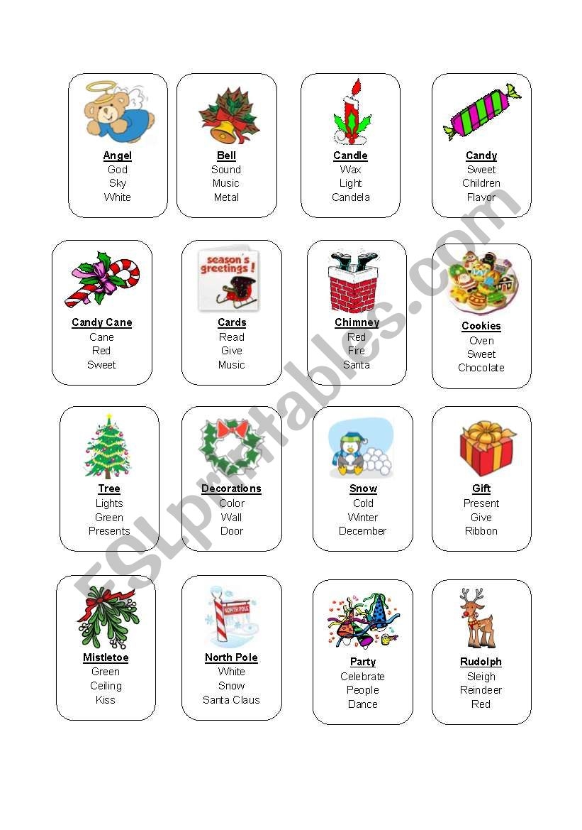 Christmas Taboo Printable Cards Free Free Templates Printable