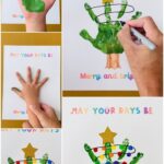 Christmas Tree Handprint Art Printable Christmas Handprint Printable