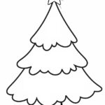 Christmas Tree Line Drawing Cliparts co