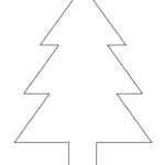 Christmas Tree Outline Template Free Printable