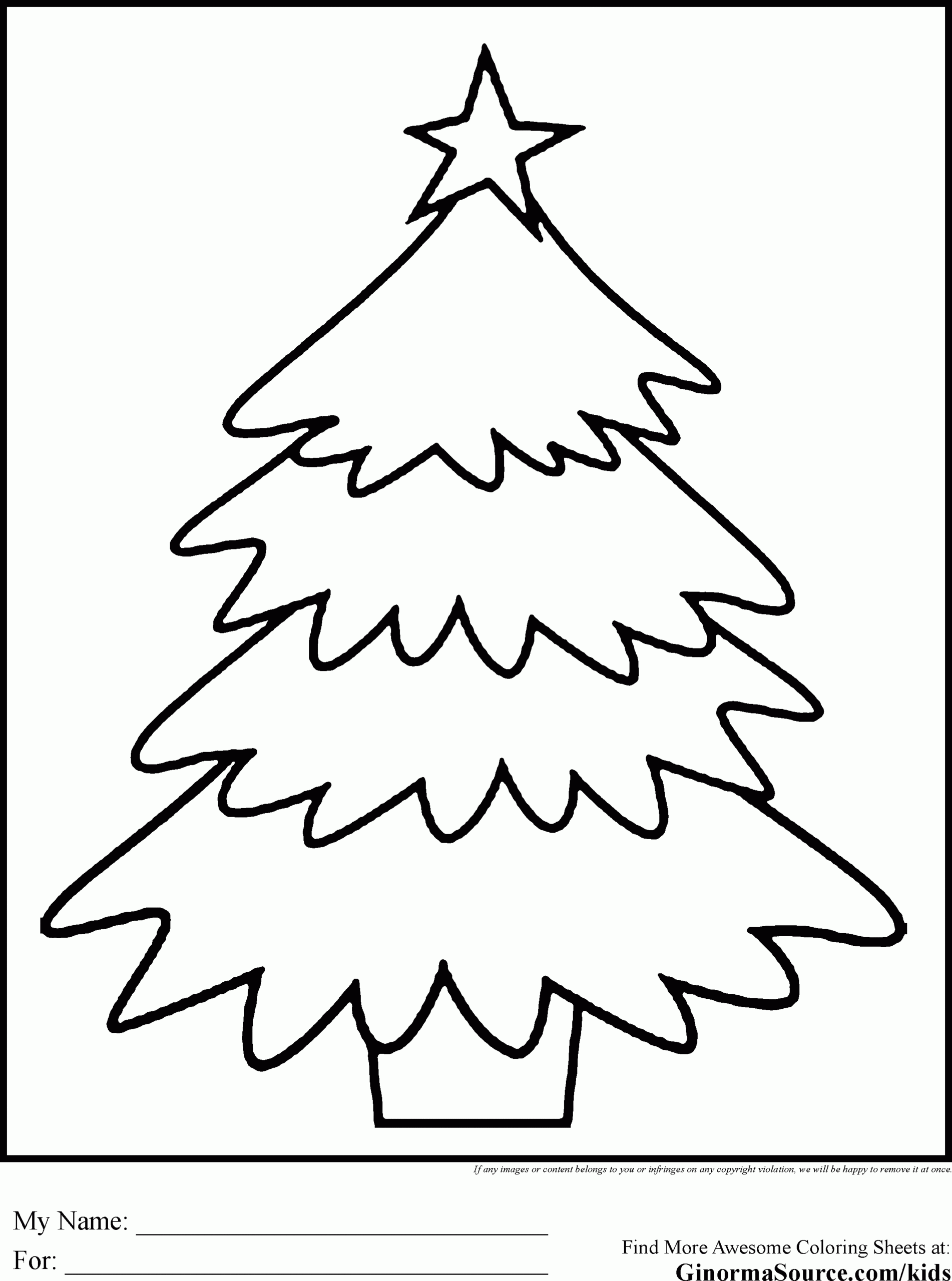 printable tree for coloring
