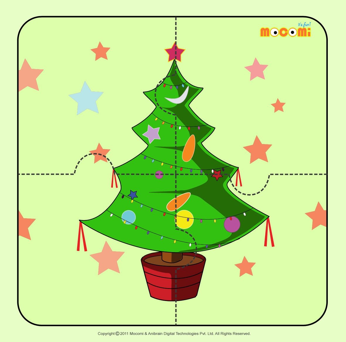 Christmas Tree Puzzle Printable Printable Free Templates