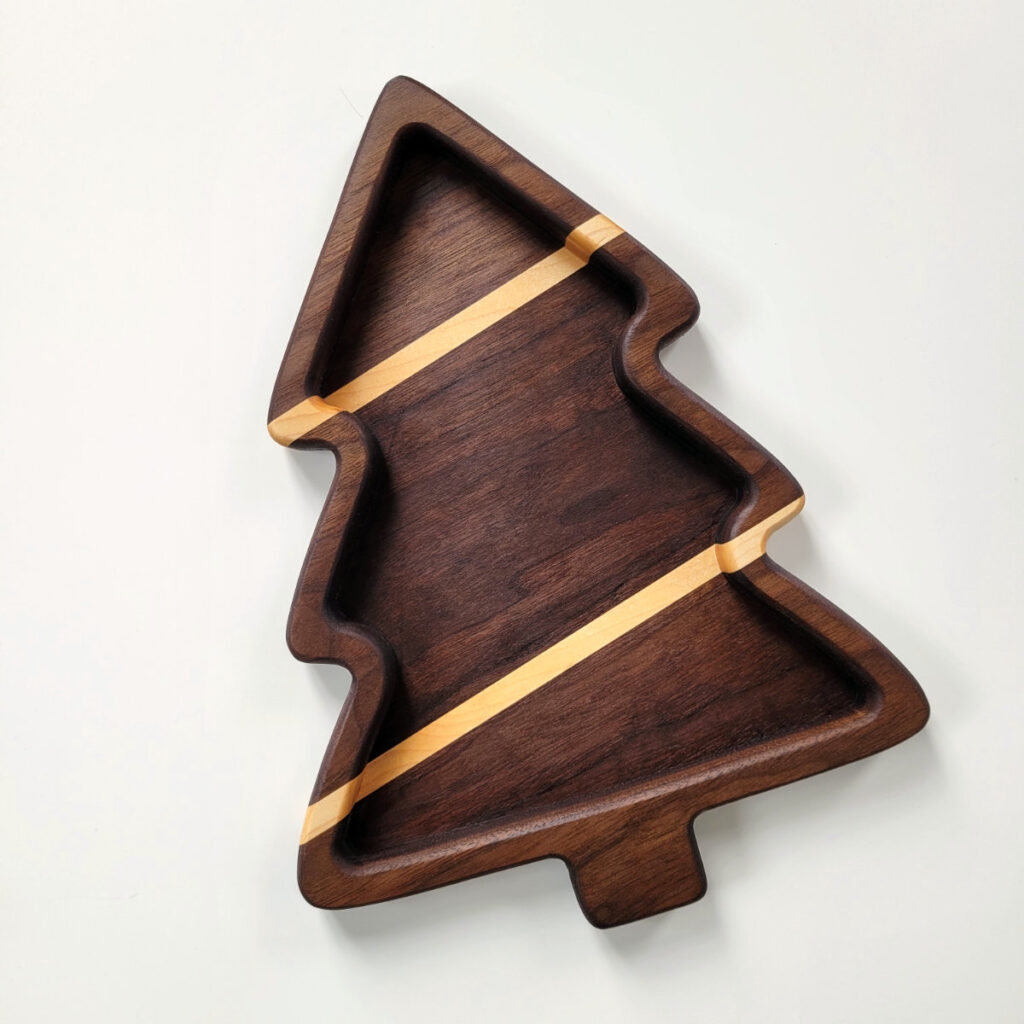 Christmas Tree Serving Tray Router Template DIY Montreal