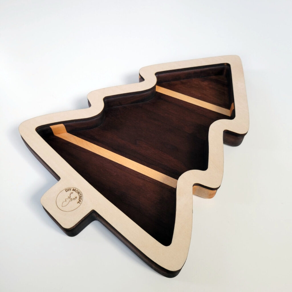 Christmas Tree Serving Tray Router Template DIY Montreal