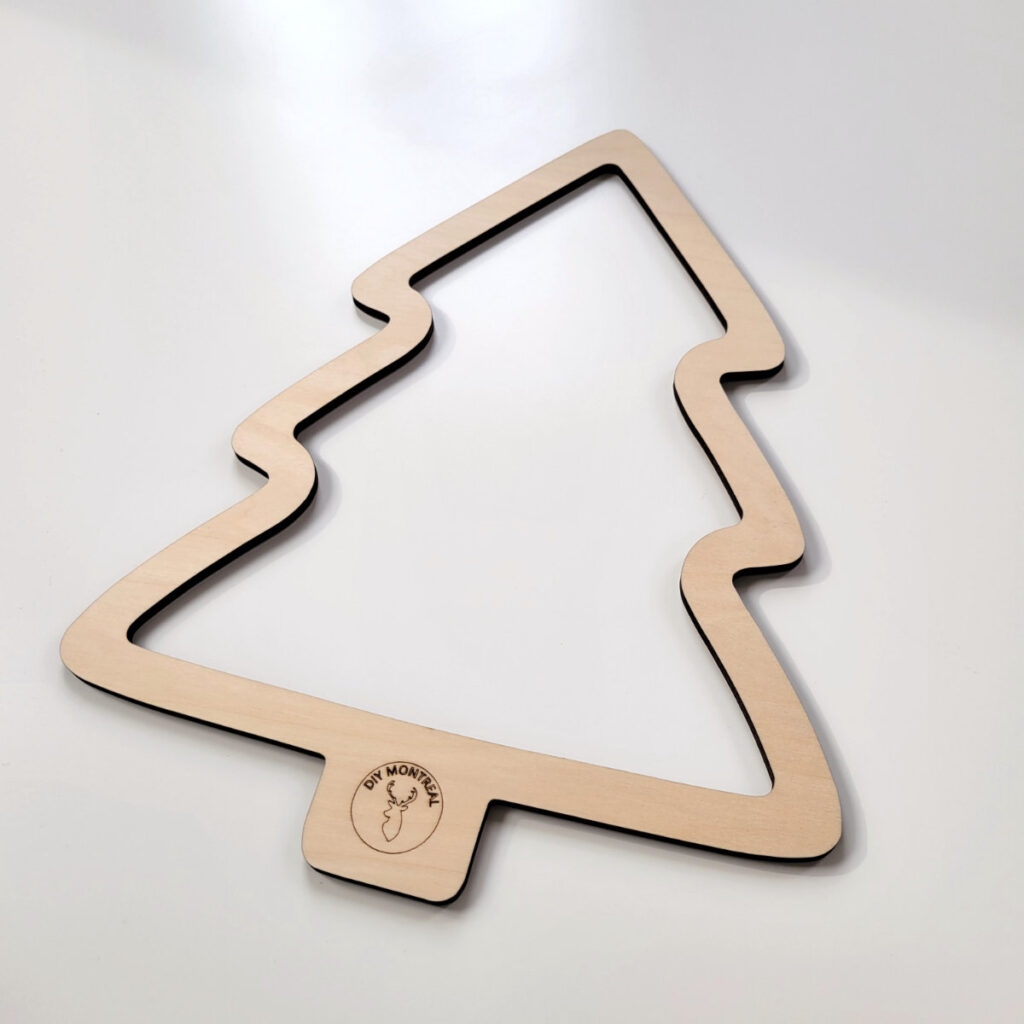 Christmas Tree Serving Tray Router Template DIY Montreal