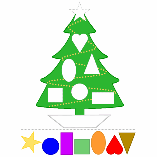 Christmas Tree Shape Printable