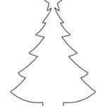 Christmas Tree Stencil Printable FREE Printable A Z