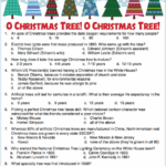 Christmas Tree Trivia Party Game Plus Lots More Free Printable Games