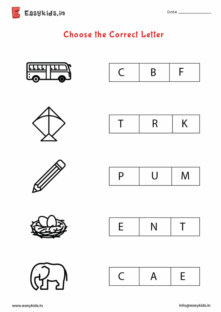 Circle The Correct Alphabet Worksheet Worksheets Library