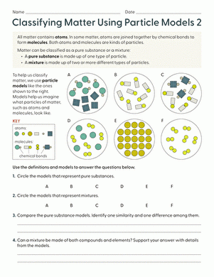 Classifying Matter Worksheet Worksheets Library