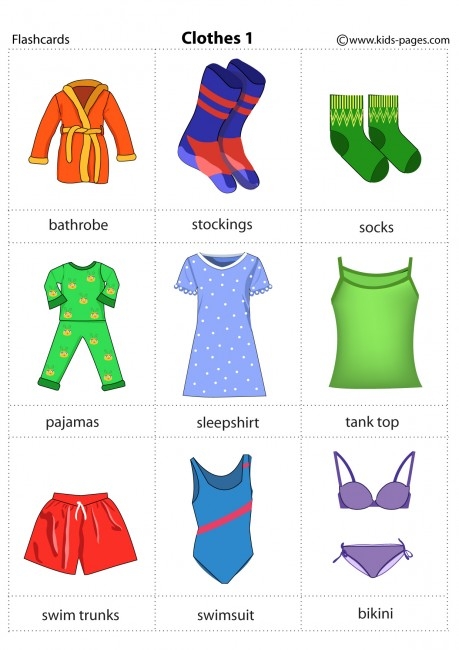 Clothes 1 Flashcard
