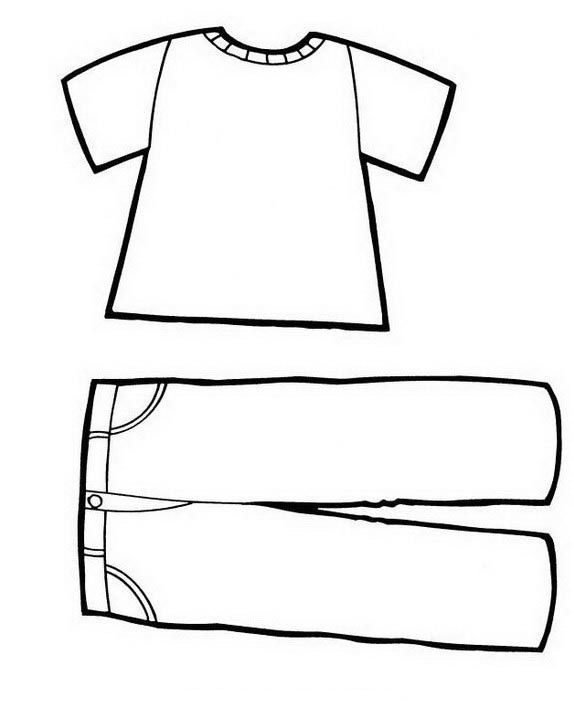 Clothes Cut Outs Printable