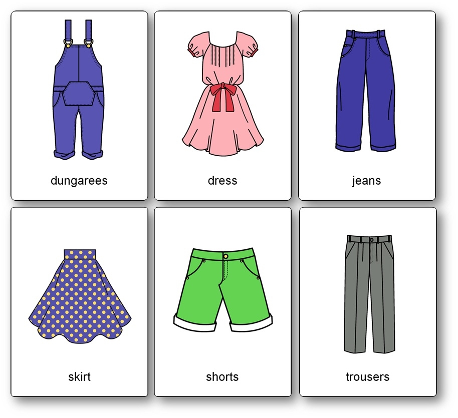 Clothes Vocabulary Free Printable Flashcards To Download Speak And 