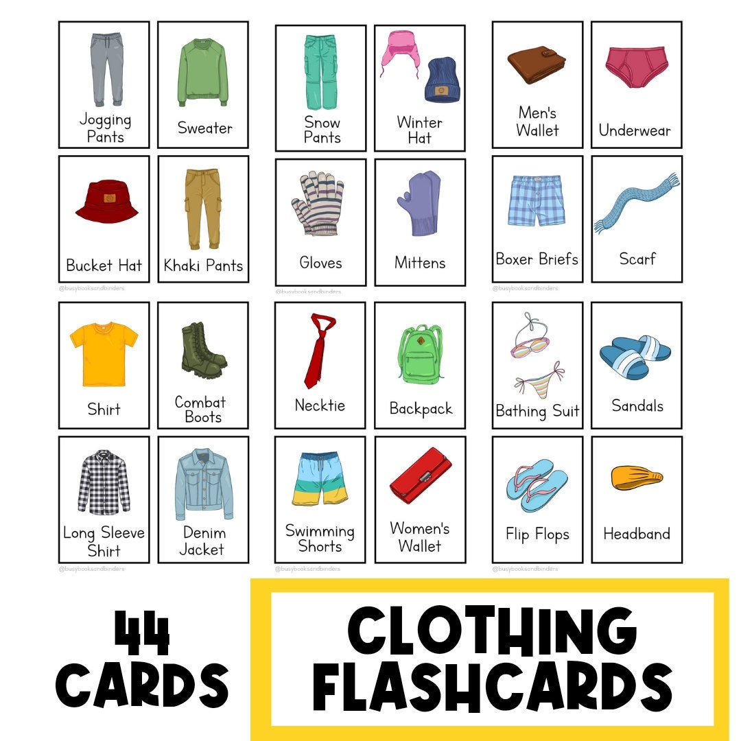 printable clothing items