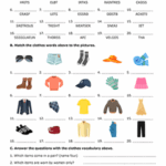 Clothing Vocabulary Lesson TEFL Lessons ESL Worksheets Clothes