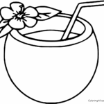Coconut Coloring Pages 8 Free Printables ColoringAll