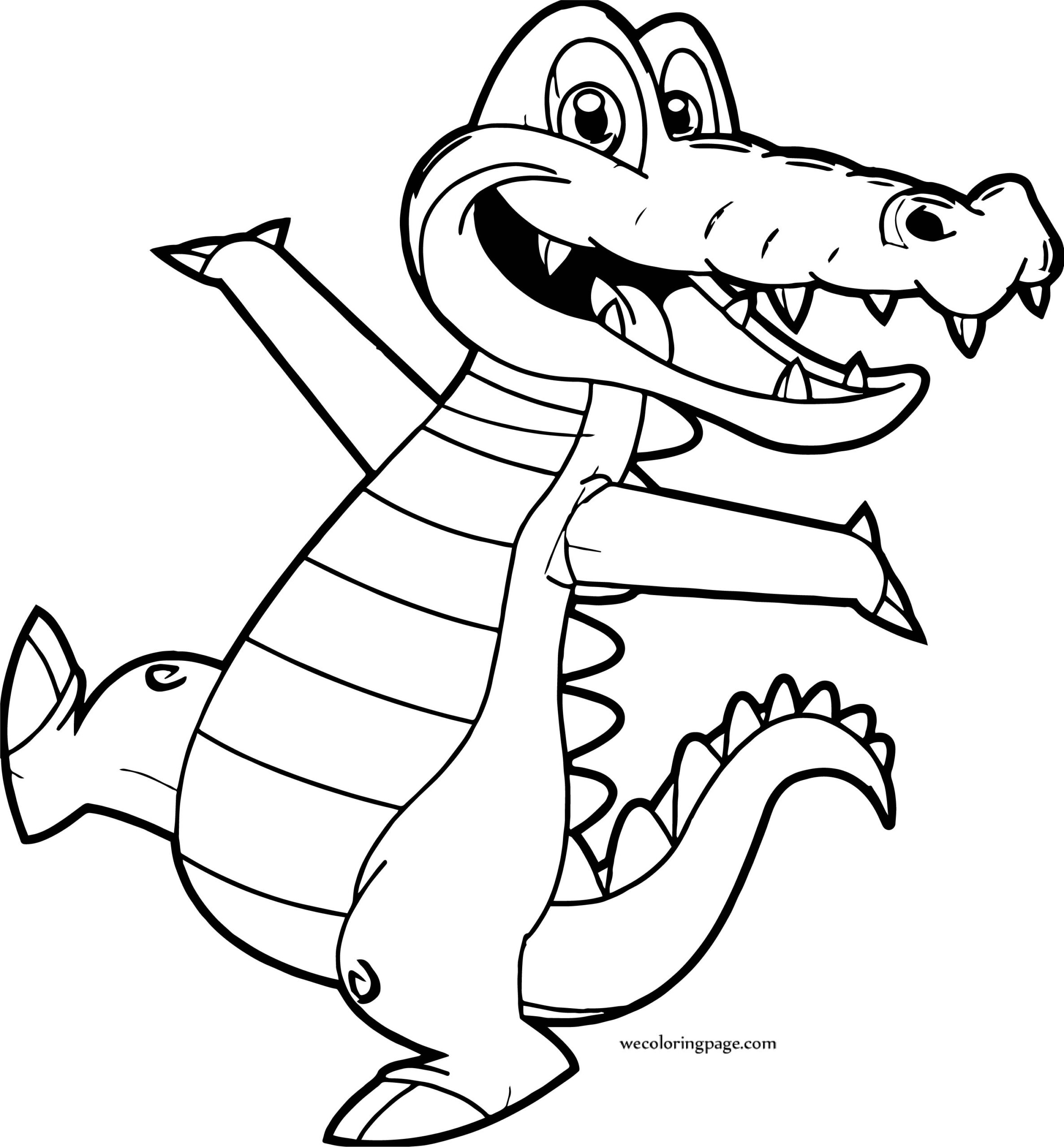 printable coloring pages alligator
