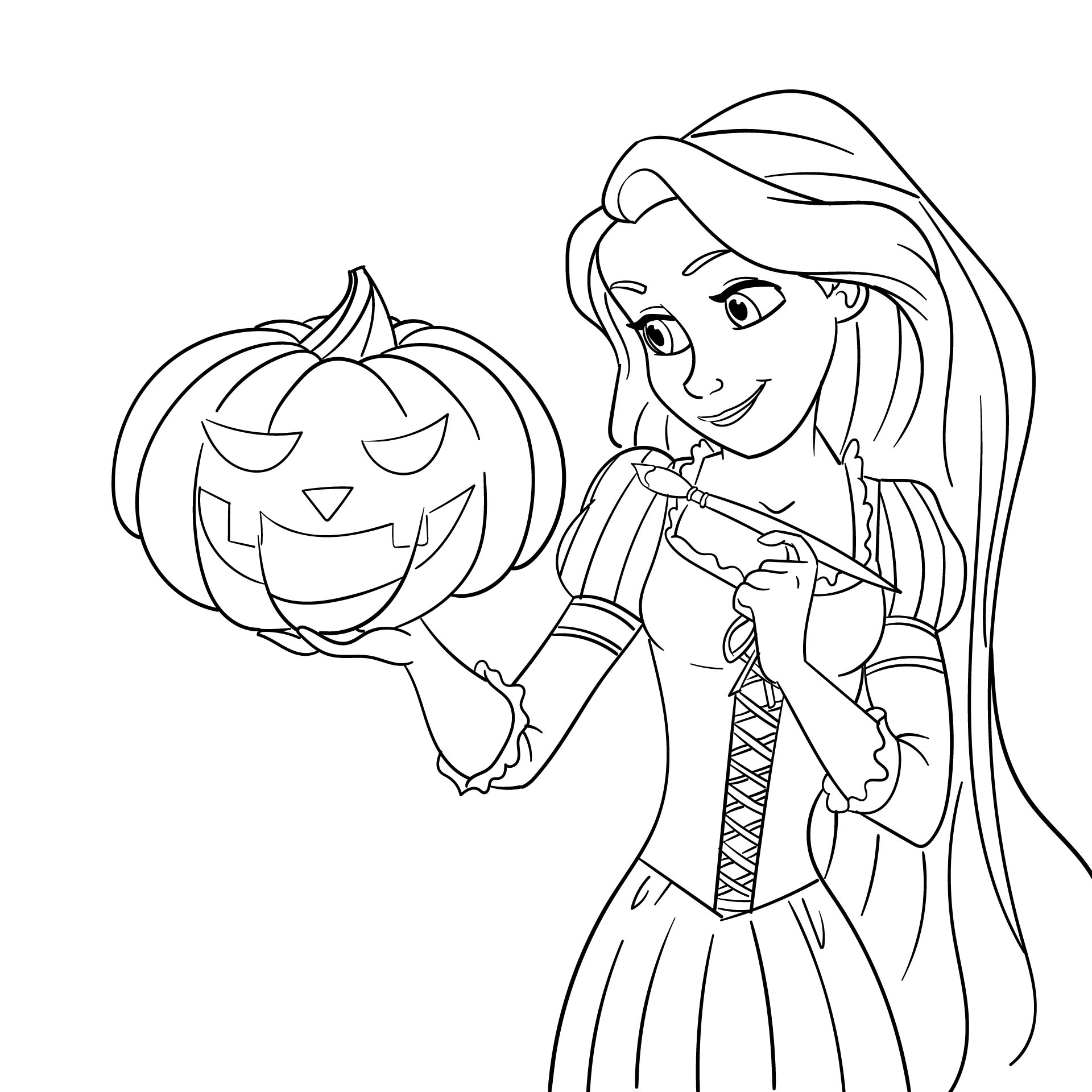 Disney Halloween Coloring Pages