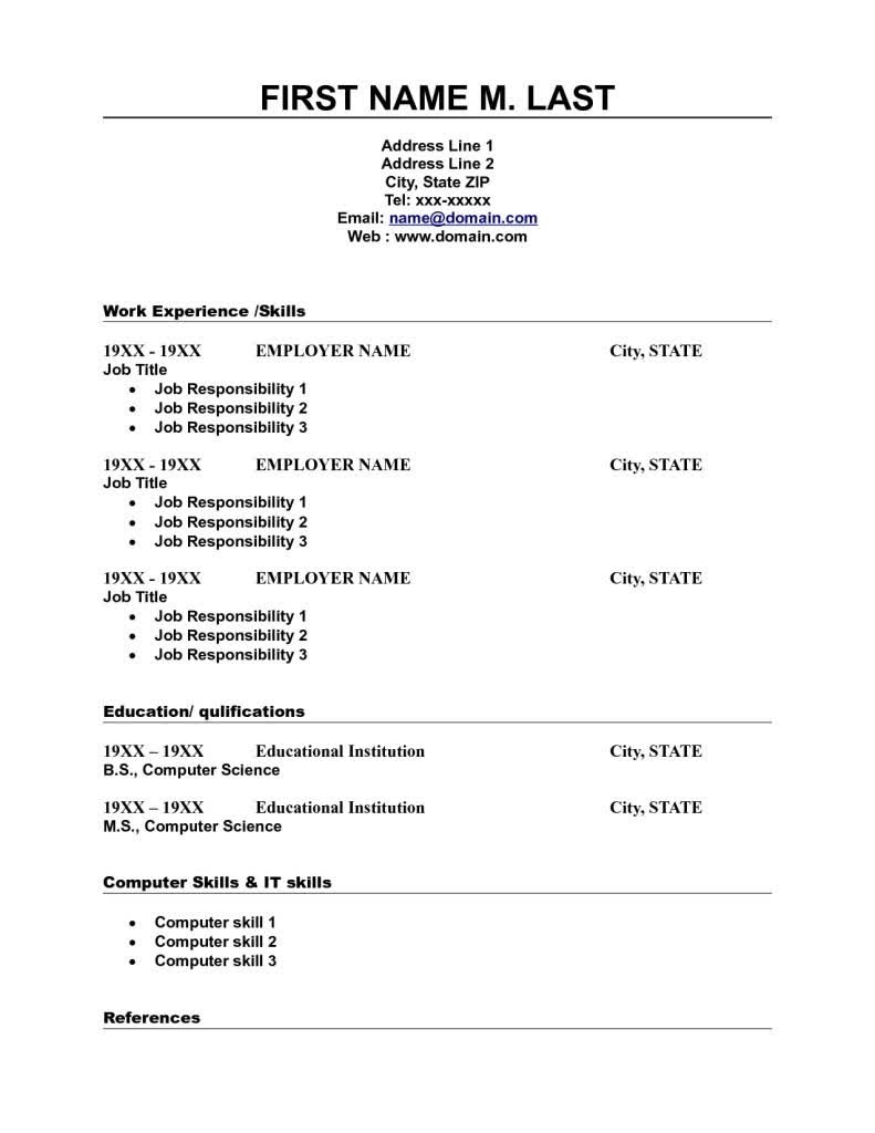 College Resume Template Printable Resume Templates Word Ashlee Club 