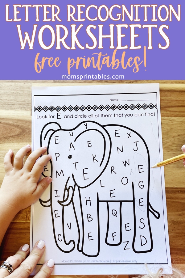 Color By Letter Alphabet Worksheets Pack Letter Recognition 