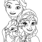Color By Number Coloring Pages Frozen