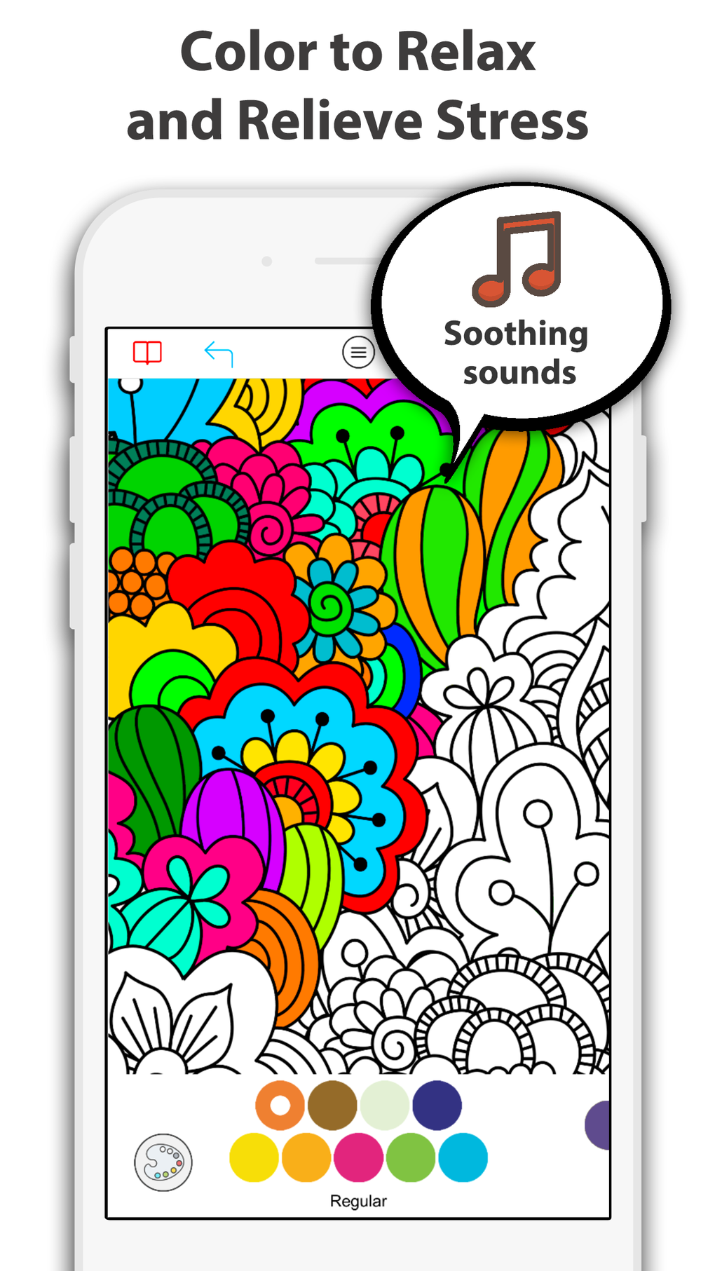 Coloring Book Pages For Adults For IPhone Download