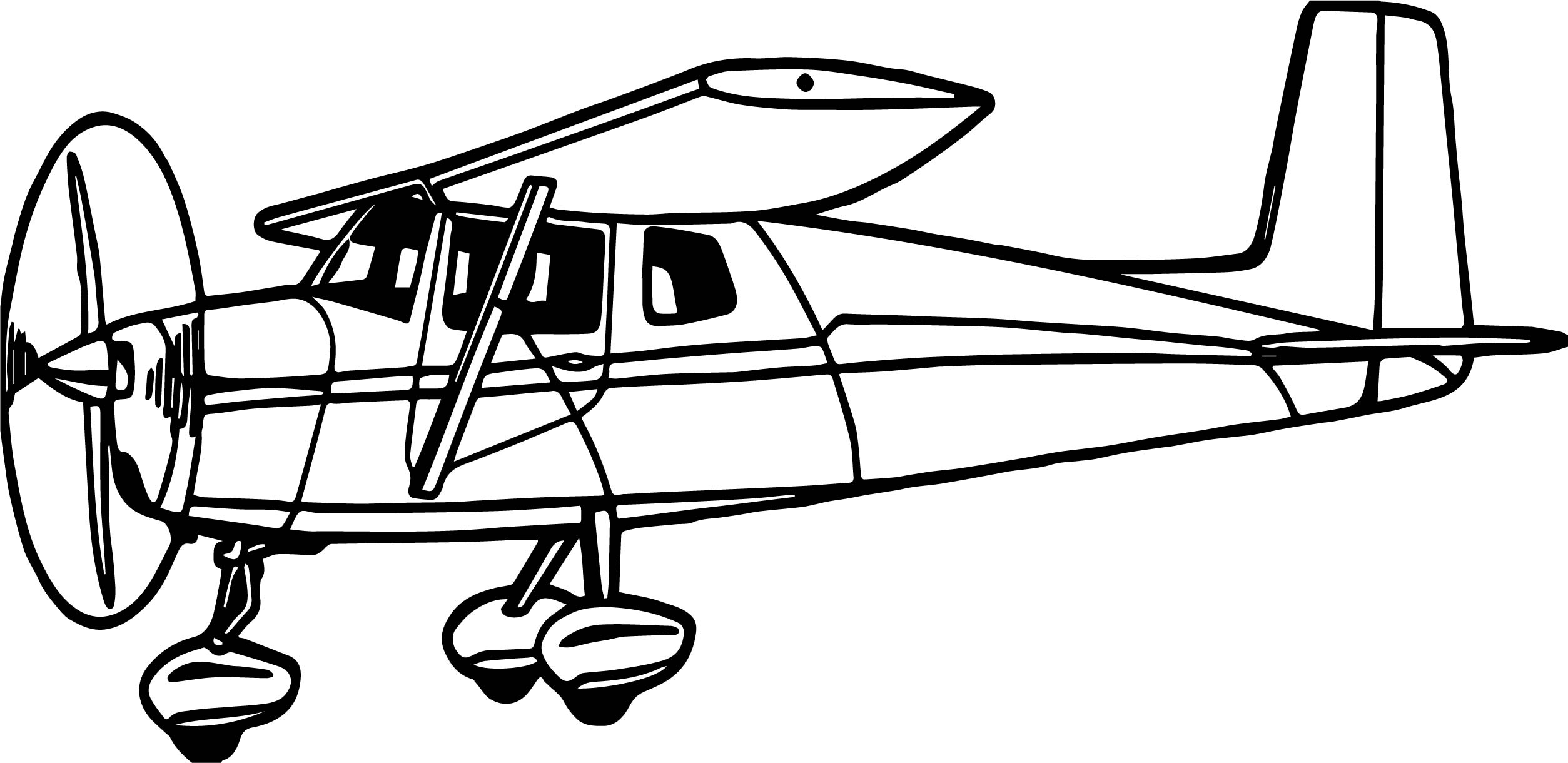 Coloring Page Airplane Team Coloring