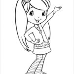 Coloring Page Of Strawberry Shortcake ColoringBay