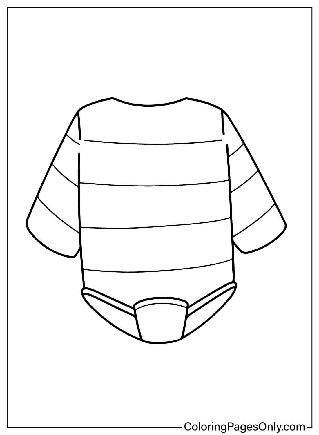 Coloring Page Printable Baby Clothes Free Printable Coloring Pages