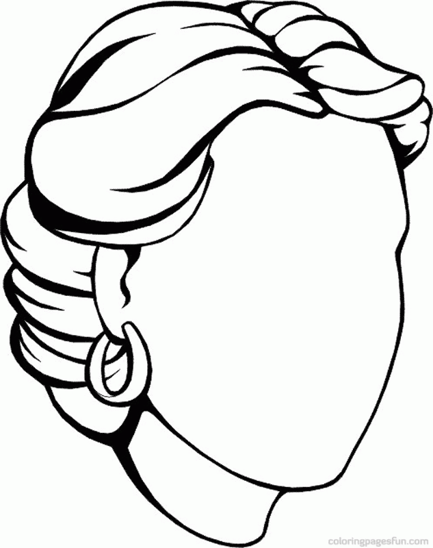 Coloring Pages Faces Coloring Home