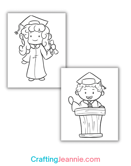 Coloring Pages For Kindergarten Graduation