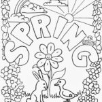 Coloring Pages Free For Kids Spring Time Coloring Home