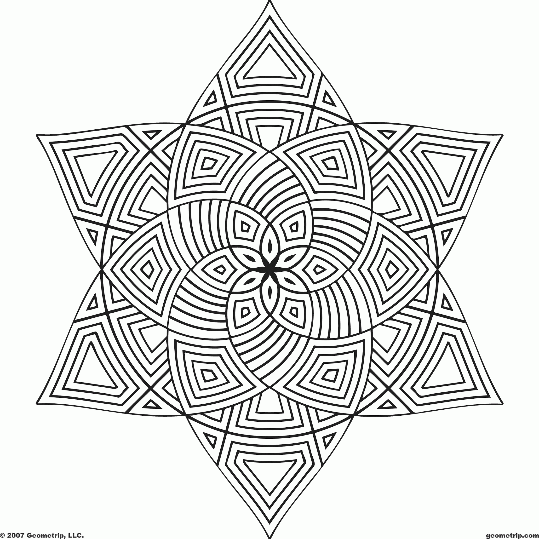 Coloring Pages Hard Designs Coloring Home
