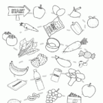 Coloring Pages Healthy And Unhealthy Food COLORING PAGES PRINTABLE COM