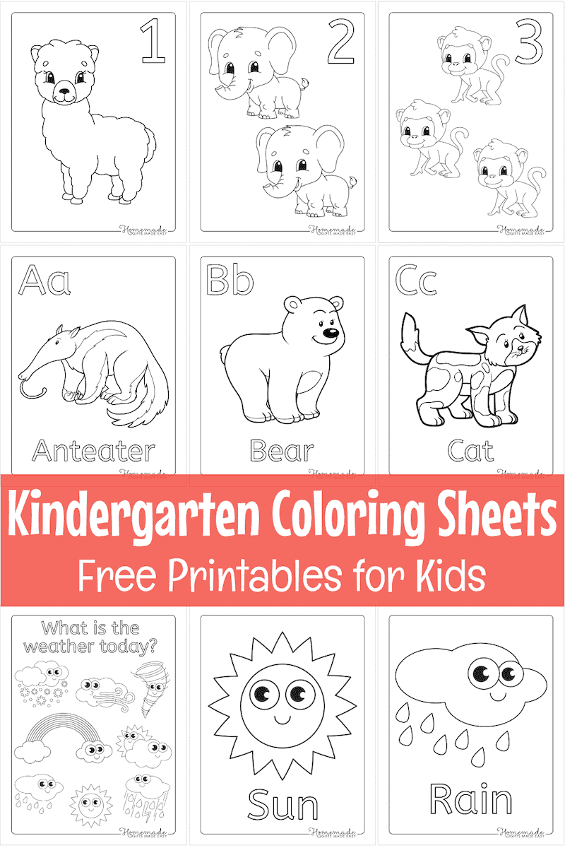 Coloring Pages Kindergarten