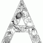 Coloring Pages Letter A Coloring Home