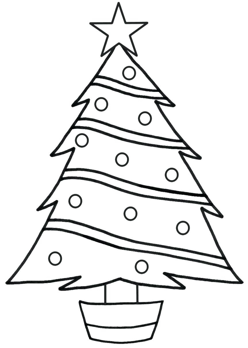 Coloring Pages Printable Christmas Tree Tree Coloring Christmas Pages