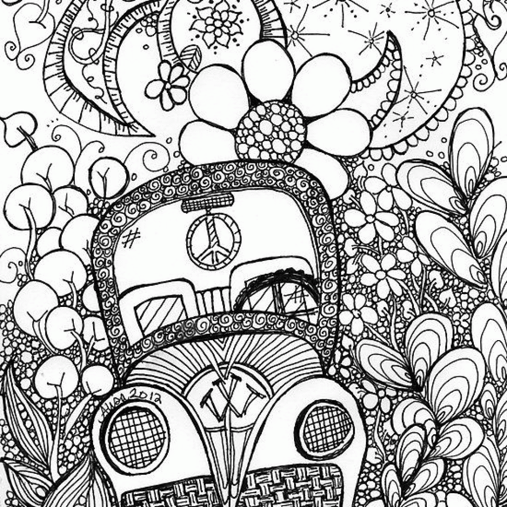 Coloring Pages Trippy Coloring Home
