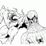 Coloring Pages Venom Coloring Home