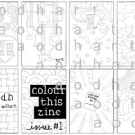 Colour This Zine A Mini zine To Print Fold And Colour Etsy