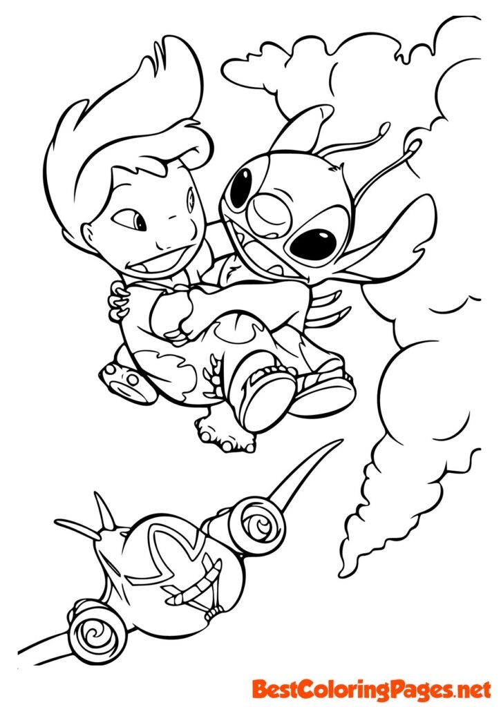 Lilo Stitch Coloring Pages