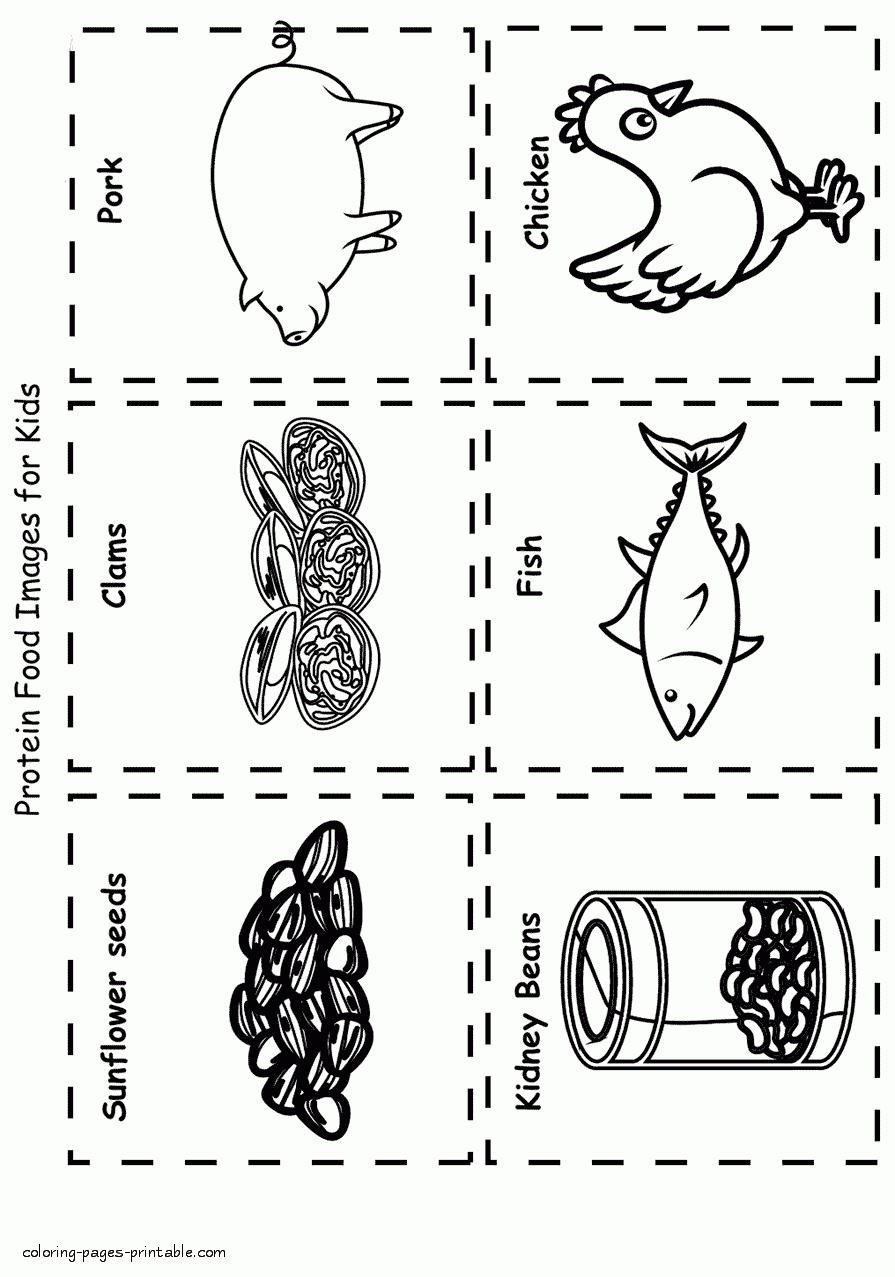 food group coloring pages printable