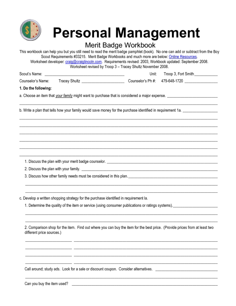 Communication Merit Badge Worksheet Answers 885536 Free Worksheets 